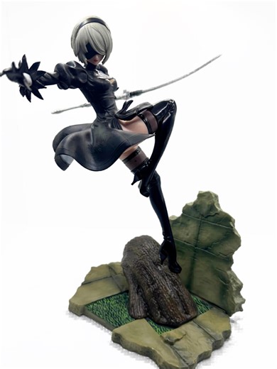 Nier Automata 2B Action Figure – Yorha No.2 PVC Statue 24c - Etsy