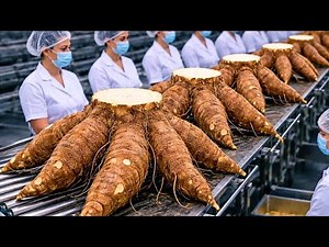 Inside the Factory: How Cassava Becomes Tapioca Starch (Full Process)