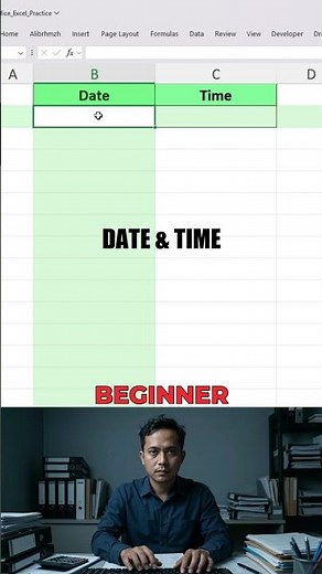 How to Show Today's Date & Time in Excel FAST! ⚡ #excel #spreadsheetmagic #office