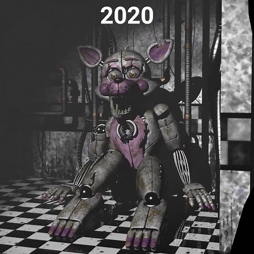 FNAF Prototype Funtime Foxy over the years