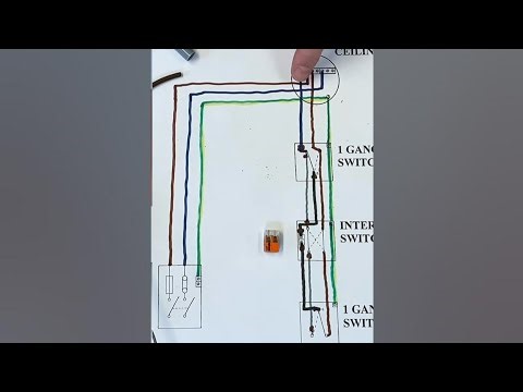 2 Way and Intermediate Lighting Wiring Diagram