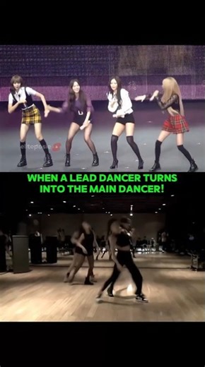 Rosé casually becoming the main dancer 😭💥 #rosé #장미 #blackpink #블랙핑크 #shorts