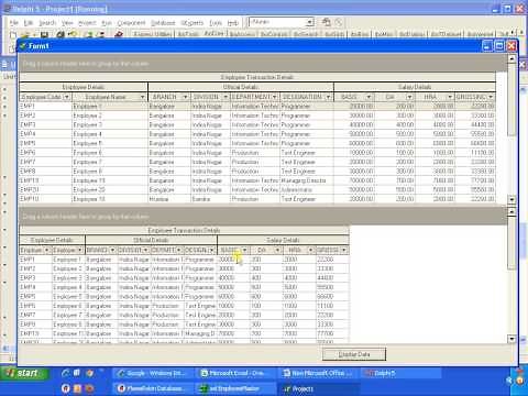 Overview of Banded Table View (cxGrid)