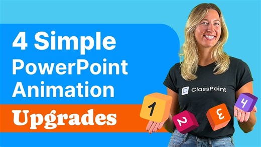 3.6K views · 35 reactions |  Want to bring your PowerPoint slides to life?  Check out this quick video with 4 simple ways to add animations and make your lessons more engaging! 朗 Plus, see how ClassPoint can elevate your presentations with interactive quizzes, timers, and more!  Ready to transform your teaching with just a few clicks? Watch now and get inspired!  #TeacherTips #PowerPointHacks #ClassPoint | ClassPoint | Facebook