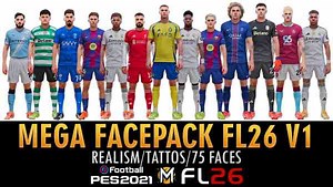 PES 2021 Mega Facepack 2025/26 v1 | pes-files.ru