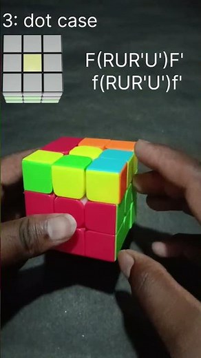 Make the Last Layer Cross on Rubik’s Cube 🔥#cubing #yellowcross #cubetutorial #cfop #shorts
