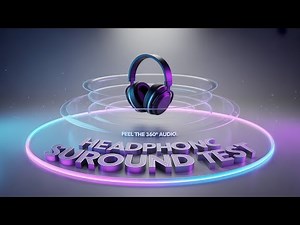 HEADPHONE SURROUND SOUND TEST 🎧 360° Heavy Bass Pressure (Close Your Eyes)