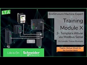 EcoStruxure Machine Expert Training - M10.3 Modbus Serial Altivar Template