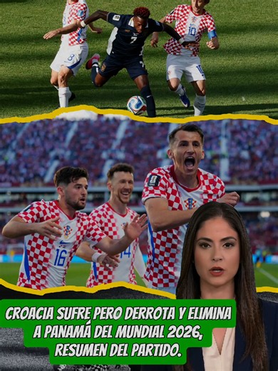 Croacia sufre pero derrota y elimina a Panamá del Mundial 2026, resumen del partido. #latinosenusa #news #breakingnews #mexicanosenusa #wolrdcup
