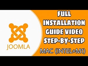 Joomla 4 Full Installation step-by-step MAC(Intel/M1) - using Mamp