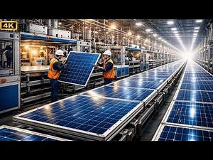 Inside a Solar Panel Manufacturing Plant | From Silicon Cells to Finished Solar Panels