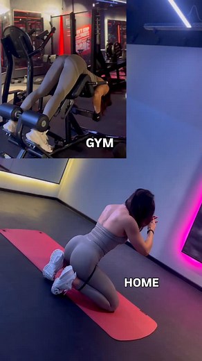 199K views · 17K reactions | No gym? No problem  Use resistance bands to tone your glutes & legs anywhere! Wearing @thrivingymwear use code: OLGA10 for -10% off 勇 #gluteworkout #homeworkout #resistancebandsworkout #hometraining #gymhome | Маєвська Ольга | Facebook