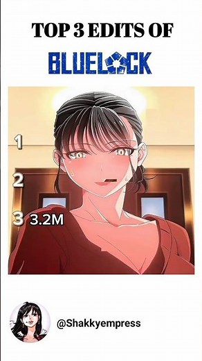 Bluelock top 3 edit part-12 #ranking #bluelock #fypシ #viral