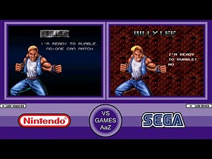 Battletoads & Double Dragon (SNES VS Sega Genesis) - Comparison Graphics