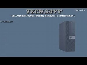 Dell OptiPlex 7060 SFF Review | Intel i7-8700, 32GB RAM & 512GB NVMe SSD Desktop PC