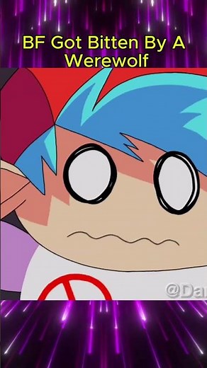 BF Got Bitten By A Werewolf🐺 [FNF Animation] #fnf #fridaynightfunkin #shorts