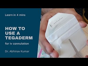 How to use a tegaderm for IV cannulation (PLAB 2)
