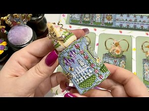 222 Spring Mouse Scissor Roll Just Nan. Сборка, материалы, готовая работа.