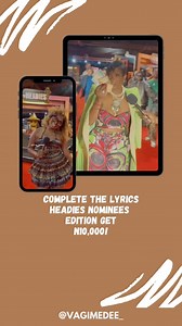 This was so much fun to shoot and edit, except that the audio got bad in one scene (y’all forgive me!)😭 Anyway, tag who you recognize in the comments! 🤎 Thank you @the_headies 🫶🏽 | Deborah Ogele