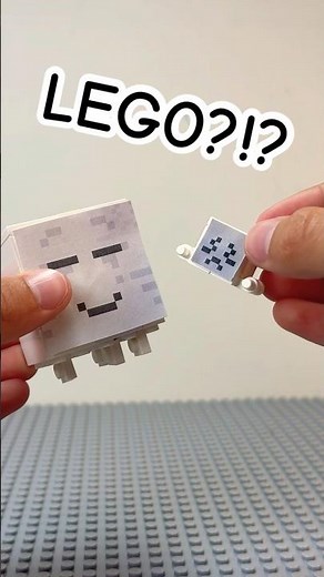 I built the Minecraft Ghast in LEGO!!! #minecraft #lego #happyghast #ghast