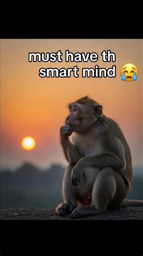 “The Monkey Who Thought Glasses Made Him Smart 😂 | Funny Moral Story”. #fannyshort