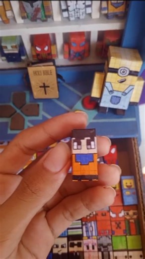 How to make Goku in Blocky Craft Building on the rock that is Yeshua