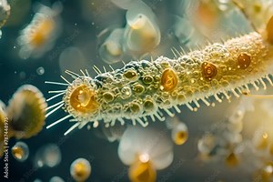 microscopic image of a rotifer