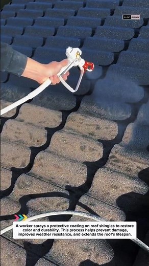 Roof Coating Spray Technique | Protect & Refresh Shingles Easily