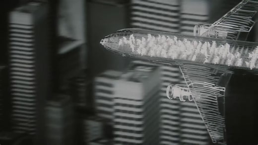 美国航空11号航班撞击世界贸易中心北塔 - 9/11动画