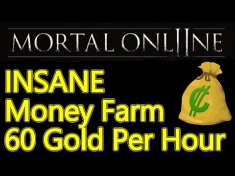 INSANE Mortal Online 2 money farm, 60 gold per hour, NO SKILLS REQUIRED