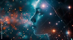 Loopable Illustrative 3D Animation of Neural Network. Concept: Chatbot, Artificial Intelligence, Deep Learning, Machine Learning and Large Language Model Visualization Видео Stock