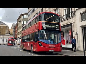 FRV. Metroline Route 7. Oxford Circus - East Acton. Wright Streetdeck Hydroliner WHD2715 (LK70 AZF)