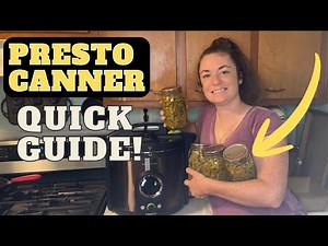 Presto Electric Pressure Canner Tutorial | Step-By-Step Canning Green Beans