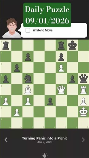 Puzzles | 09/01/2026 | #trending #top #southkorea #chesscom #checkmate #chesspuzzle