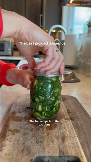 Pickled jalapeno recipe! #pickledjalapenos #preservingjalapenos #picklingpeppers