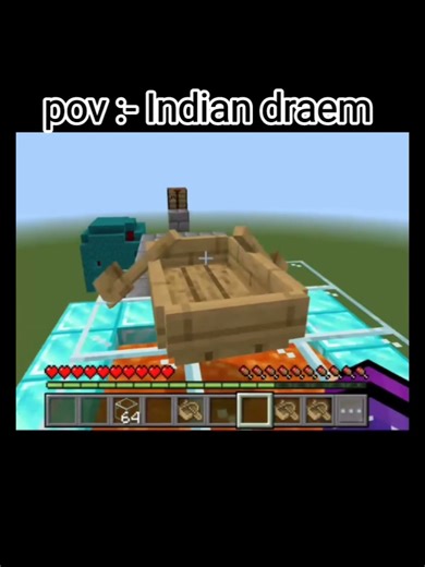 POV :- INDIAN DRAEM BE LIKE #minecraft #shorts #funny #gaming