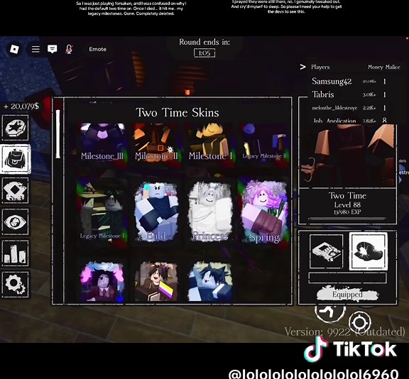 Recovering Deleted Legacy Milestones in Forsaken