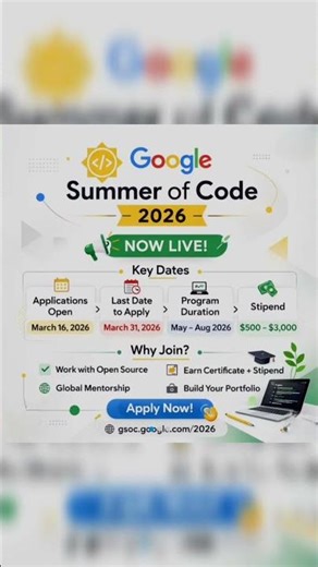 Google Summer of Code #coding #gsoc #ai #programming #claudeai
