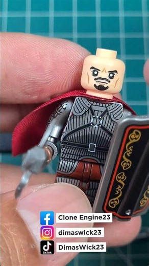 Lego Crusades Holy Empire Knight + Barbuta Helmet - Medieval minifigures #shorts