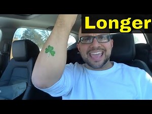 How to Make a Temporary Tattoo Last Longer