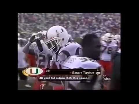The Greatest Safety In College Football History || Sean "Human Hitstick" Taylor Highlights