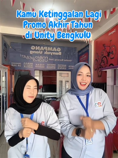 Promo akhir tahun🎉 Saatnya upgrade elektronik & furniture impian. Harga spesial super murahh hanya di unity Bengkulu. Jangan sampai kelewatan!!