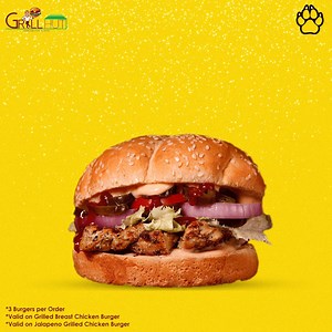 Cheetay brings you another crazy deal, just for ONE day! Enjoy a burger courtesy of Grill Hut only for Rs 90! Click here to order: https://bit.ly/2DSrq6H *Valid for the 27th of February only *Valid on PIA Branch Only *Valid on select burgers only *Limited inventory, first come first serve basis | Cheetay
