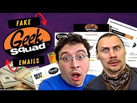 EXPOSING FAKE GEEK SQUAD SCAM EMAILS