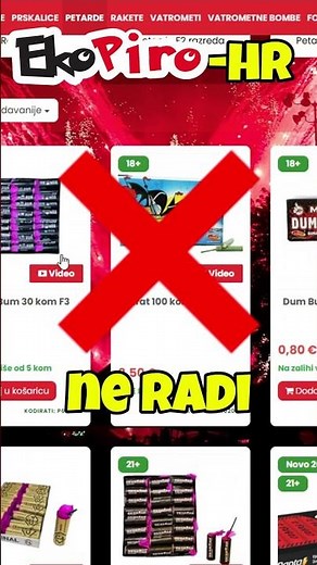 Ekopiro Hrvatska Nova Stranica!!! #ekopiro #petarde #vatromet