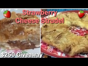 Strawberry Cheese Strudel Recipe