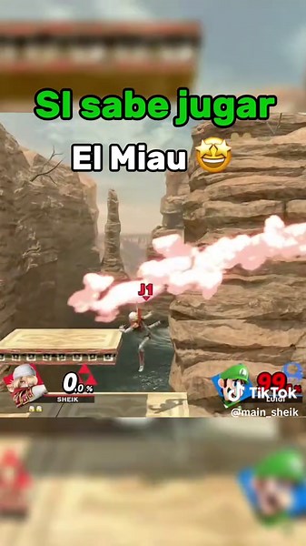 La cabra 🐐 #smashbrosultimate #sheik