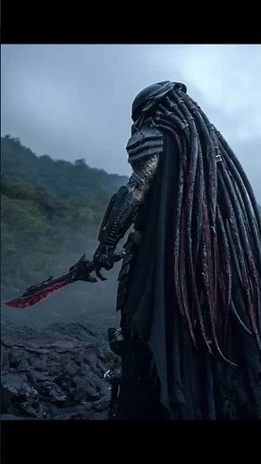 PREDATOR KING REVEALED – LEGENDARY YAUTJA KING 👑 | 4K SHORT #predator #predatorbadlands #short #avp