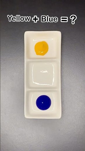 How To Make Green From Primary Color | #colormixing #colordenta #how to make green