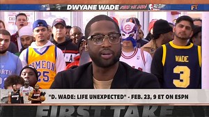 Dwyane Wade joins First Take and explains why he wants to see Ben Simmons and Donovan Mitchell adopt Giannis Antetokounmpo and Kobe Bryant's competitive mentality. | ESPN First Take
